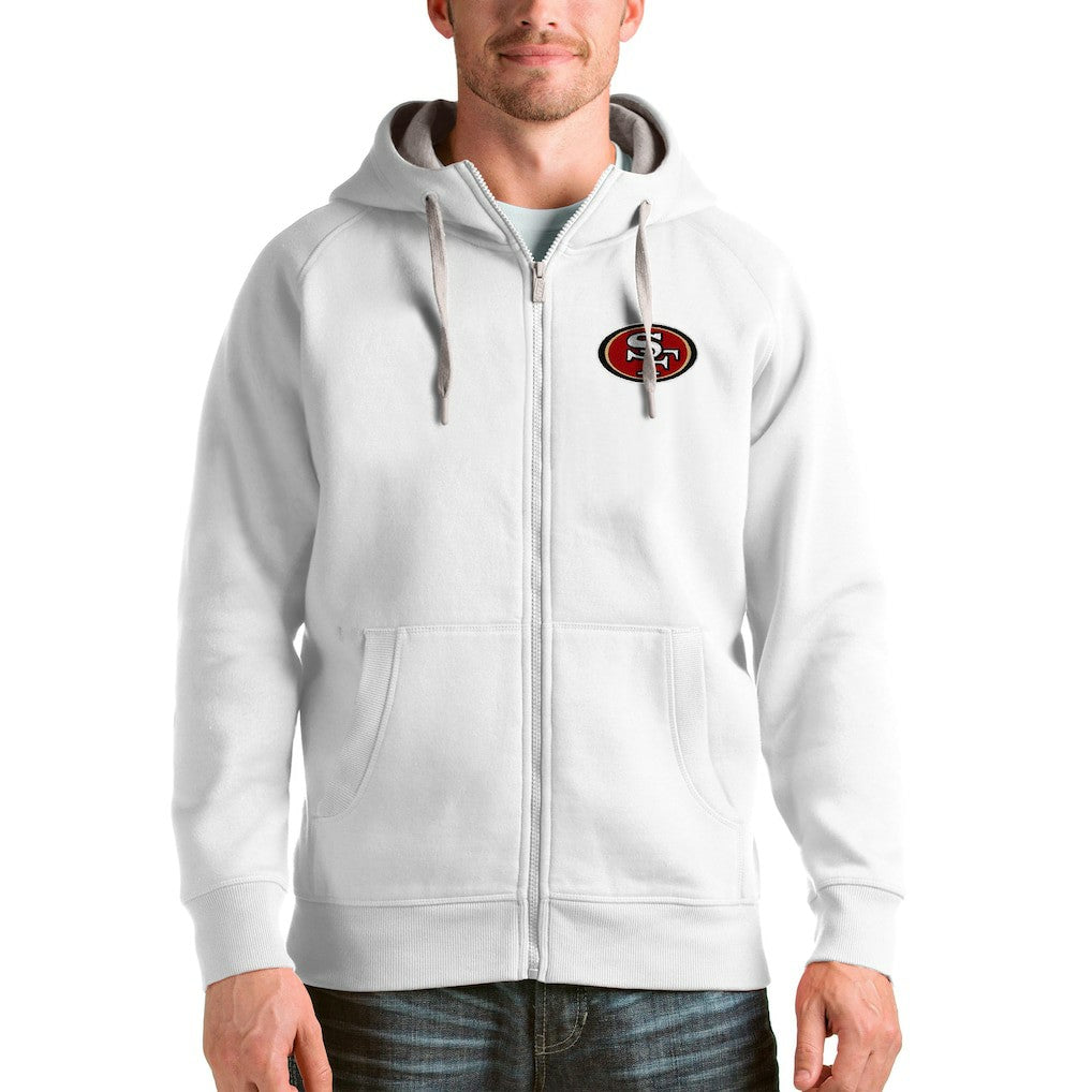 NFL San Francisco 49ers Antigua Victory Full-Zip Hoodie