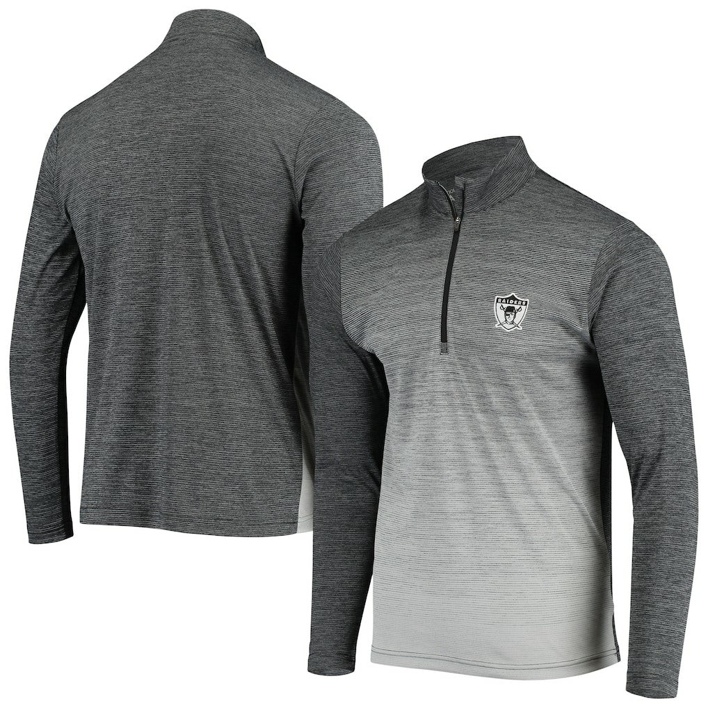 NFL Las Vegas Raiders Antigua Throwback Cycle Quarter-Zip Jacket