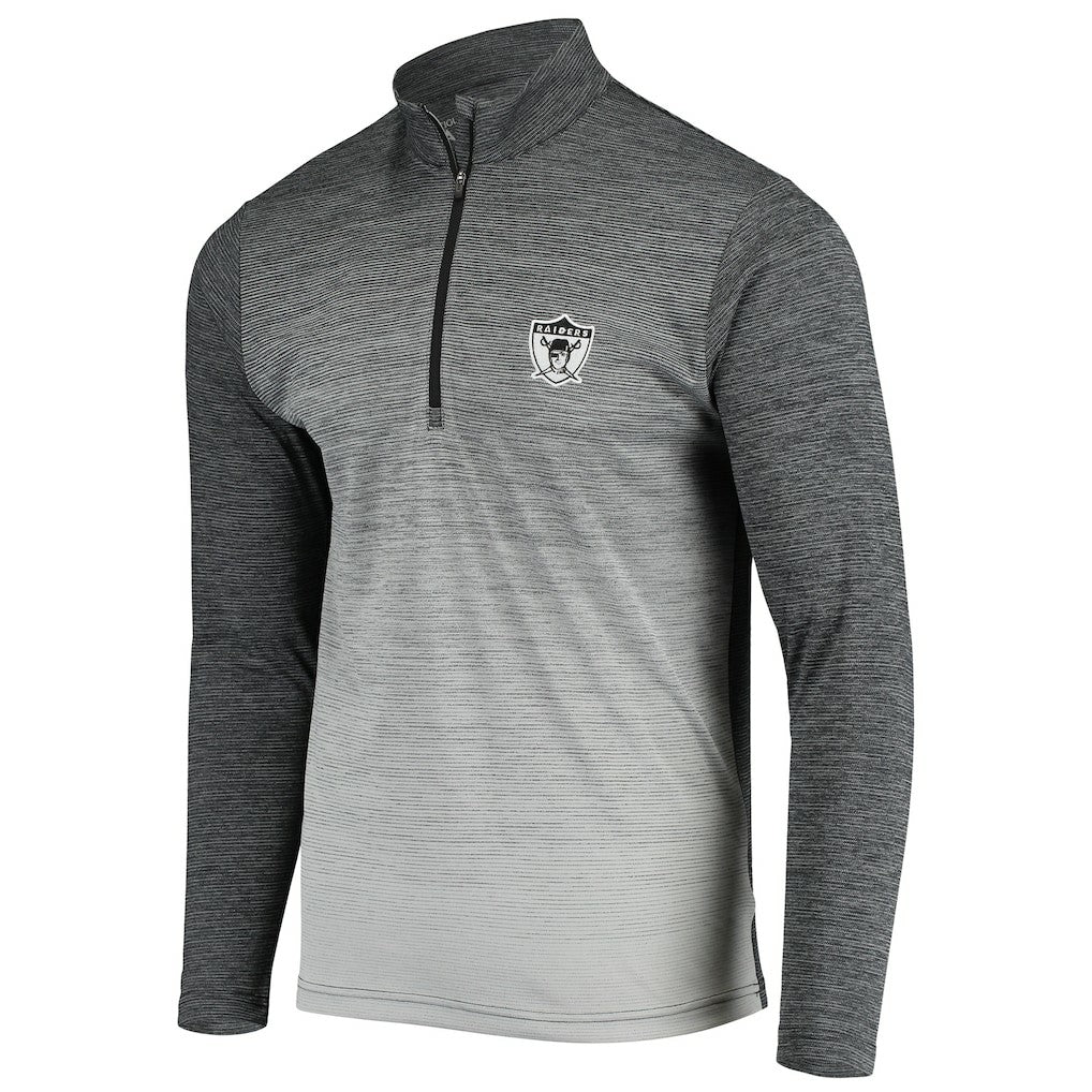 NFL Las Vegas Raiders Antigua Throwback Cycle Quarter-Zip Jacket