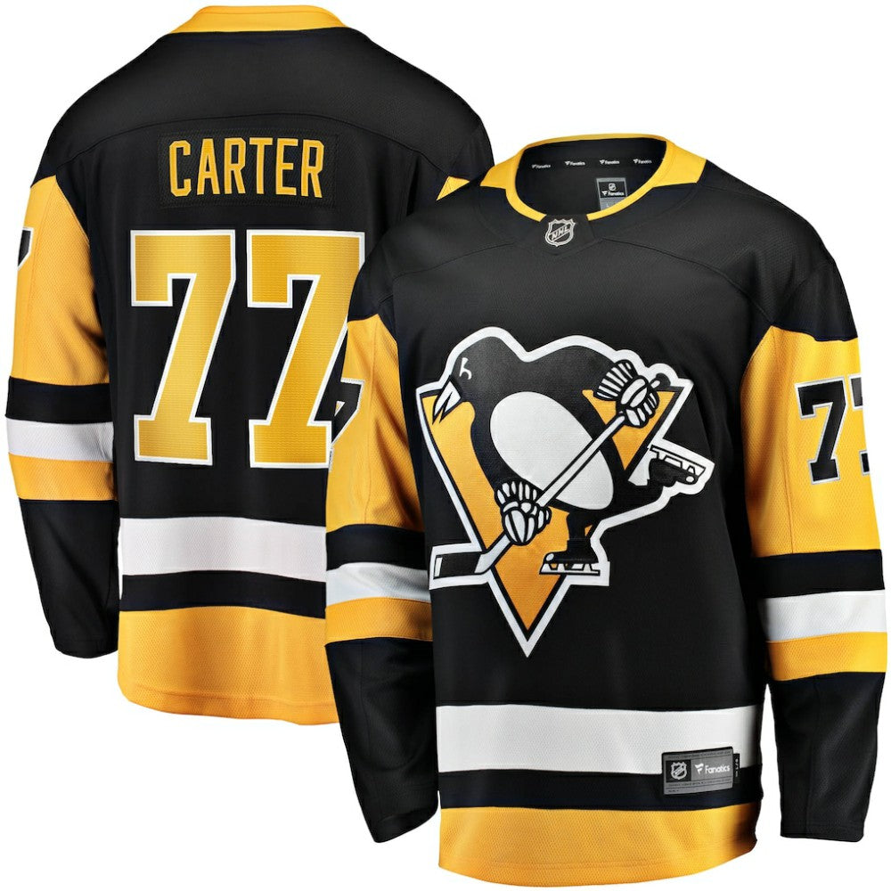 Jeff Carter Pittsburgh Penguins Fanatics Home Breakaway Replica Jersey