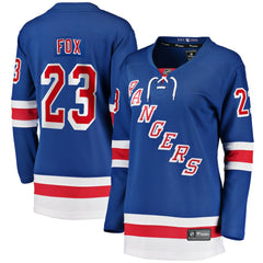 Adam Fox New York Rangers Fanatics Women's Home Breakaway Jersey