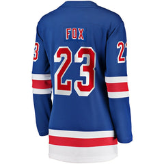 Adam Fox New York Rangers Fanatics Women's Home Breakaway Jersey