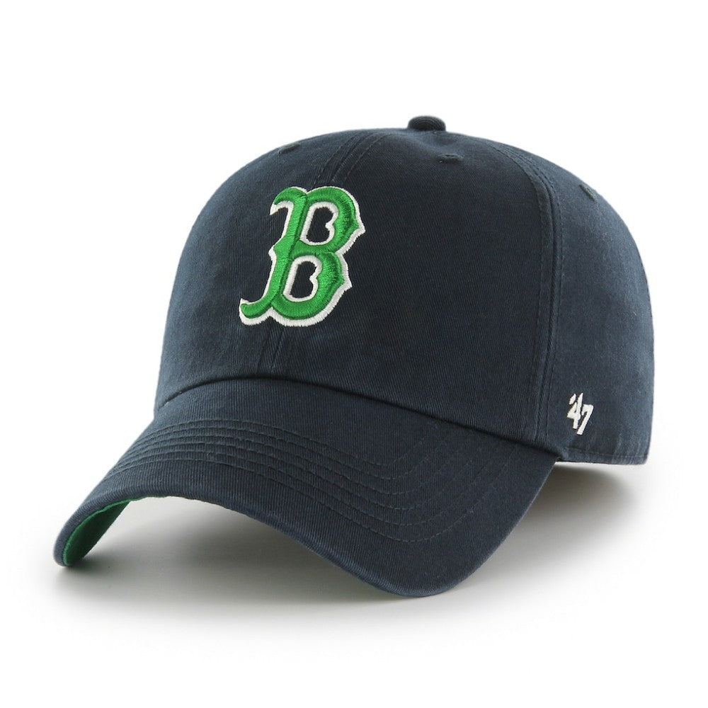 Boston Red Sox Franchise Fitted Hat - Navy/Kelly Green | 47 brand