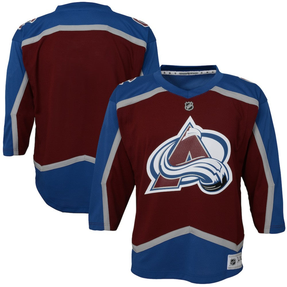 Colorado Avalanche Youth Home Blank Replica Jersey