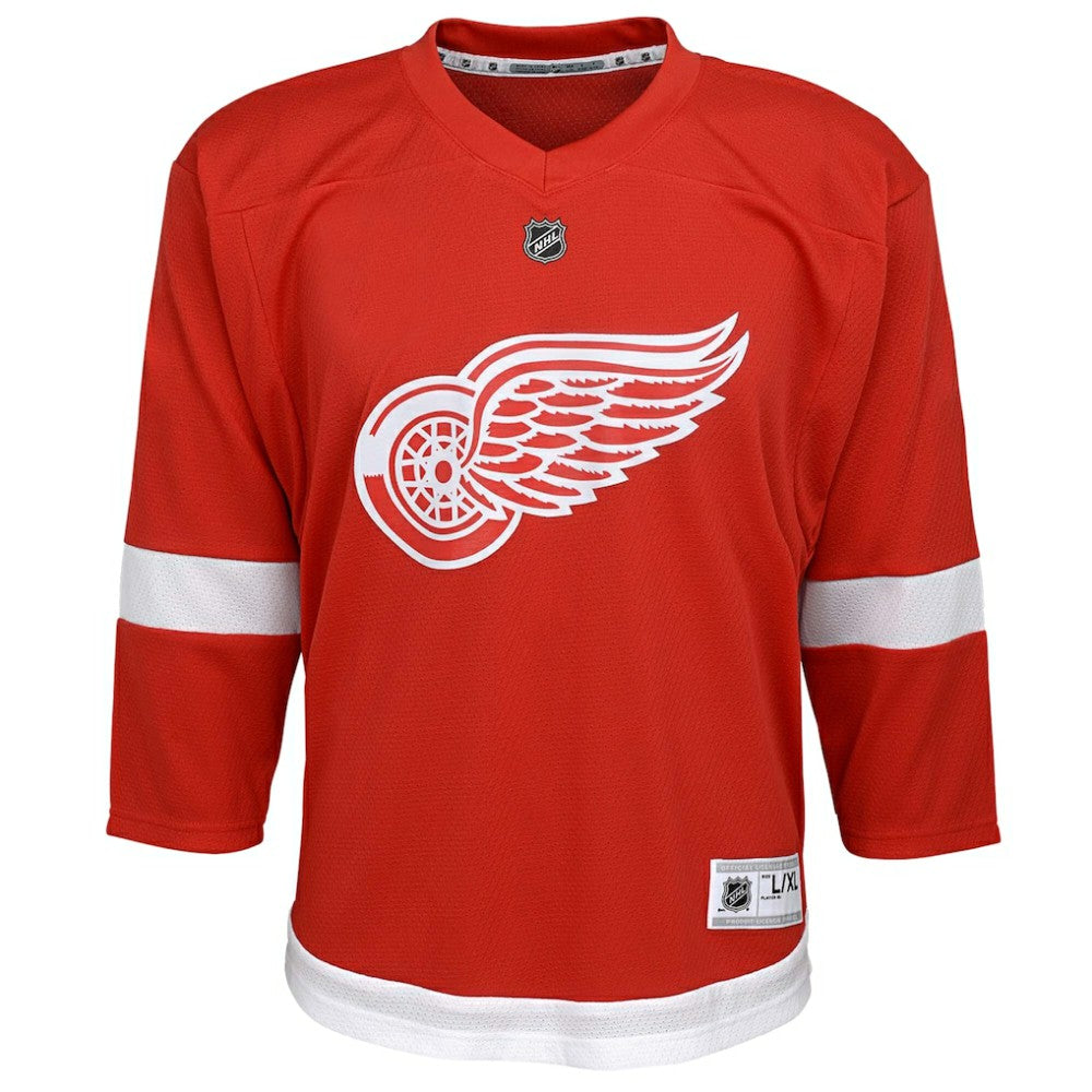 Detroit Red Wings Youth Home Replica Blank Jersey