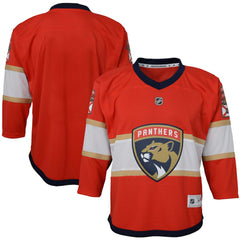 Florida Panthers Youth Home Replica Blank Jersey