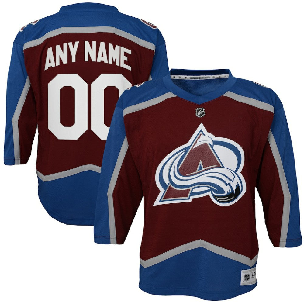 Colorado Avalanche Youth Home Custom Replica Jersey