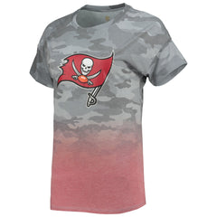 NFL Tampa Bay Buccaneers Juniors Beth Camo Dip-Dye T-Shirt