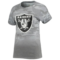 NFL Las Vegas Raiders Juniors Beth Camo Dip-Dye T-Shirt