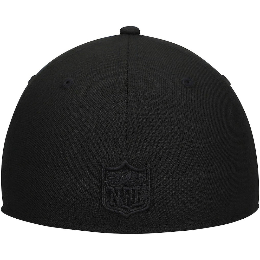NFL Detroit Lions Black on Black Low Profile 59FIFTY II Fitted Hat