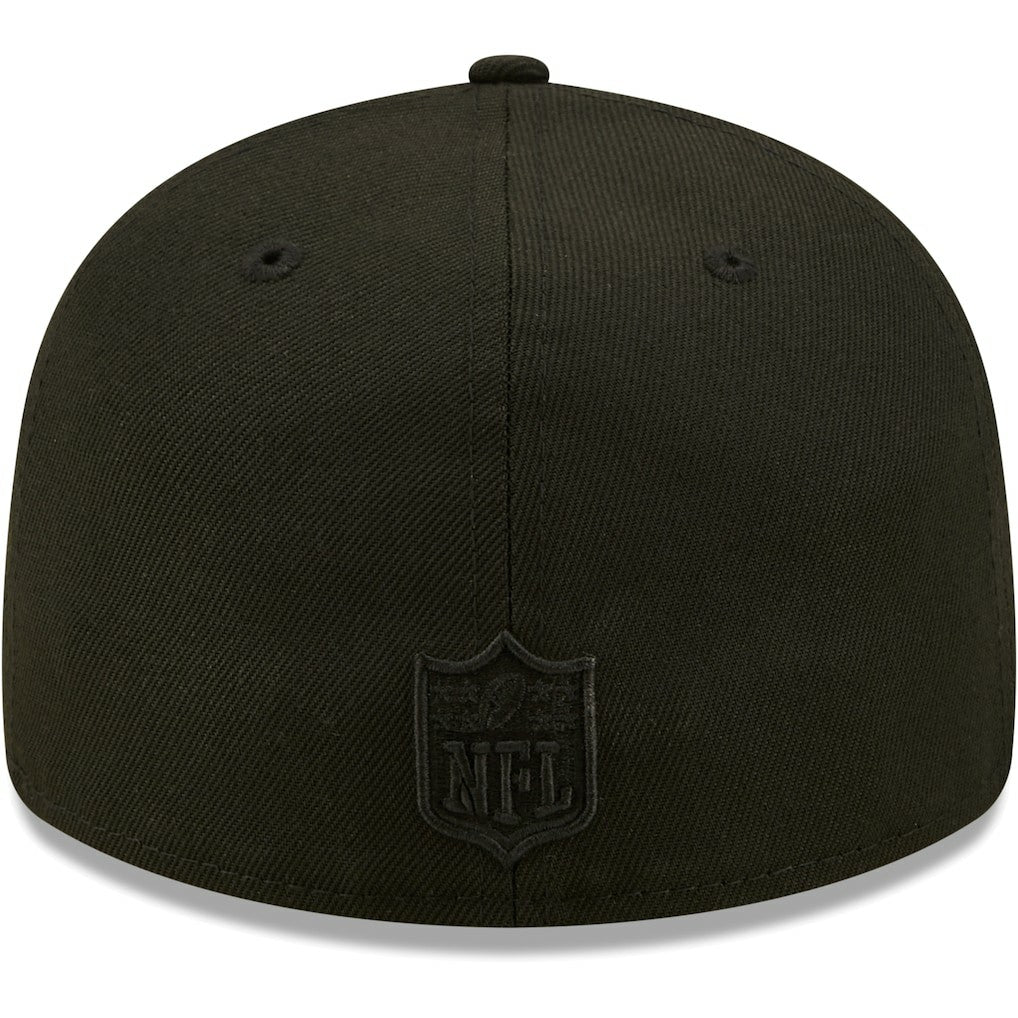 NFL Jacksonville Jaguars Black on Black Low Profile 59FIFTY II Fitted Hat