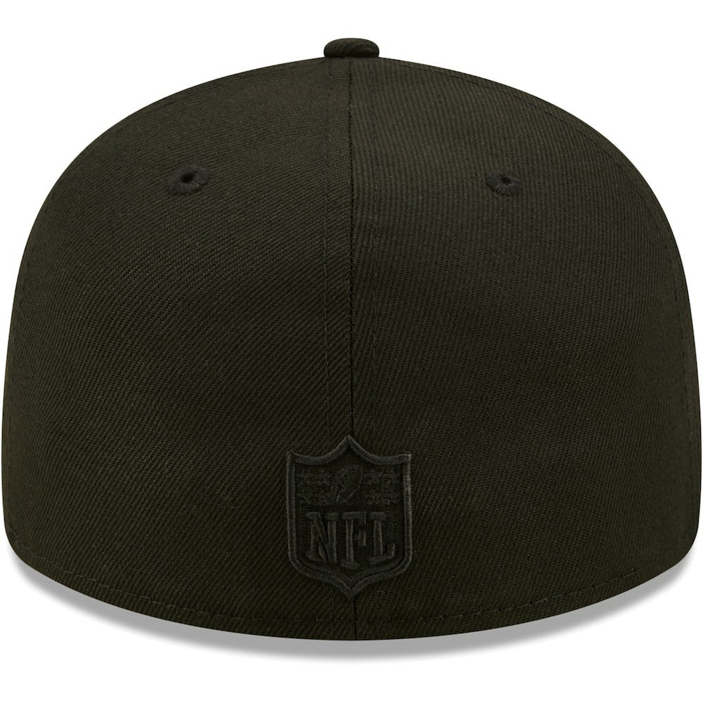 NFL Jacksonville Jaguars Black on Black Low Profile 59FIFTY II Fitted Hat