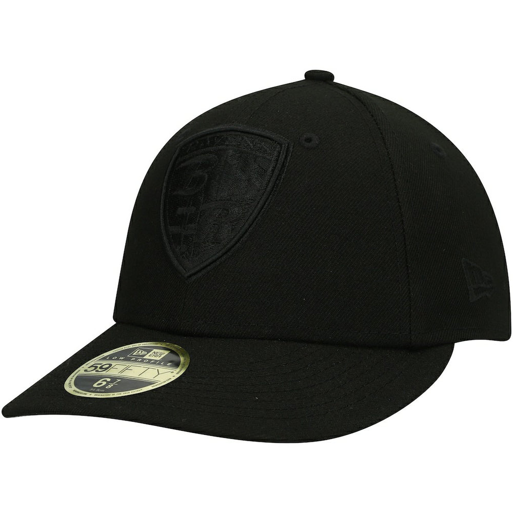 NFL Baltimore Ravens Black on Black Low Profile 59FIFTY II Fitted Hat