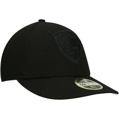 NFL Baltimore Ravens Black on Black Low Profile 59FIFTY II Fitted Hat