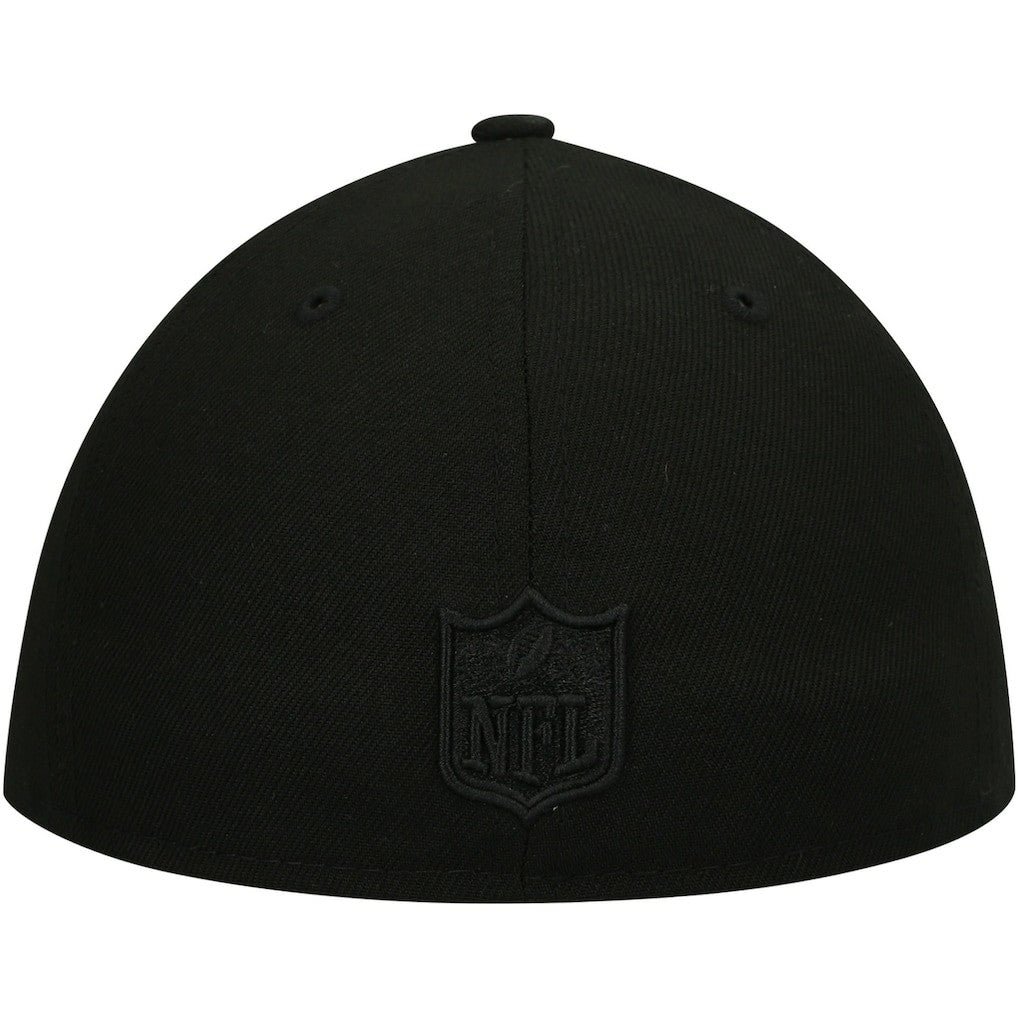 NFL Baltimore Ravens Black on Black Low Profile 59FIFTY II Fitted Hat