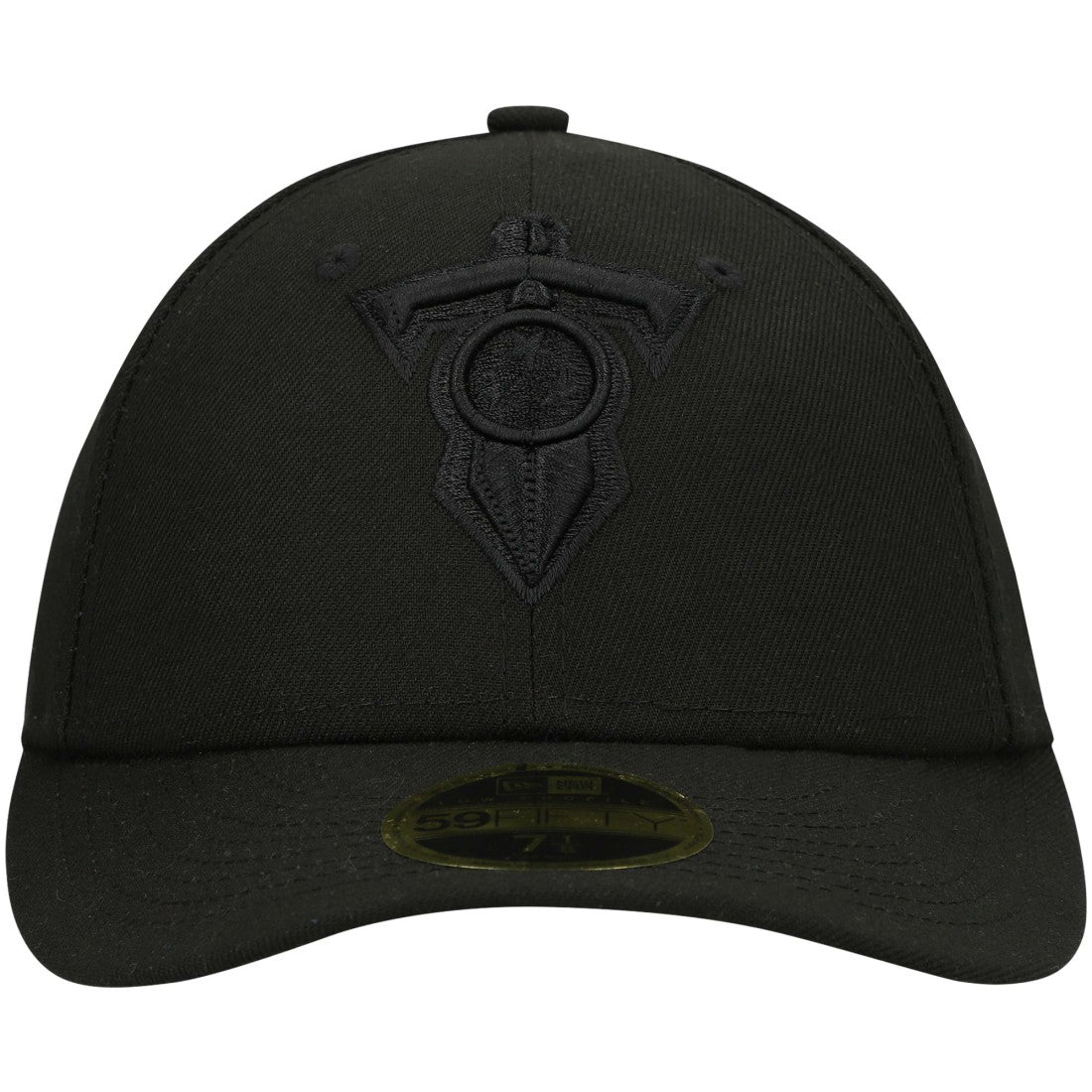 NFL Tennessee Titans Alternate Logo Black on Black Low Profile 59FIFTY II Fitted Hat