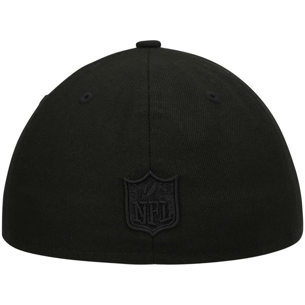 NFL Tennessee Titans Alternate Logo Black on Black Low Profile 59FIFTY II Fitted Hat