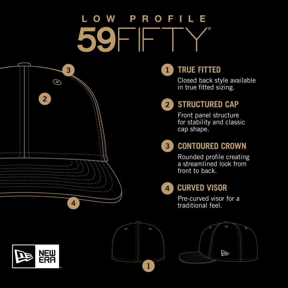 NFL Tennessee Titans Alternate Logo Black on Black Low Profile 59FIFTY II Fitted Hat
