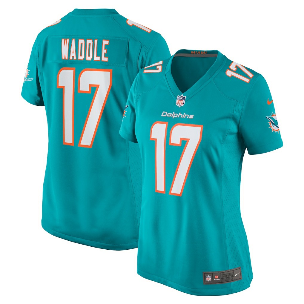 NFL Miami Dolphins Jaylen Waddle  Women's Game Player Jersey
