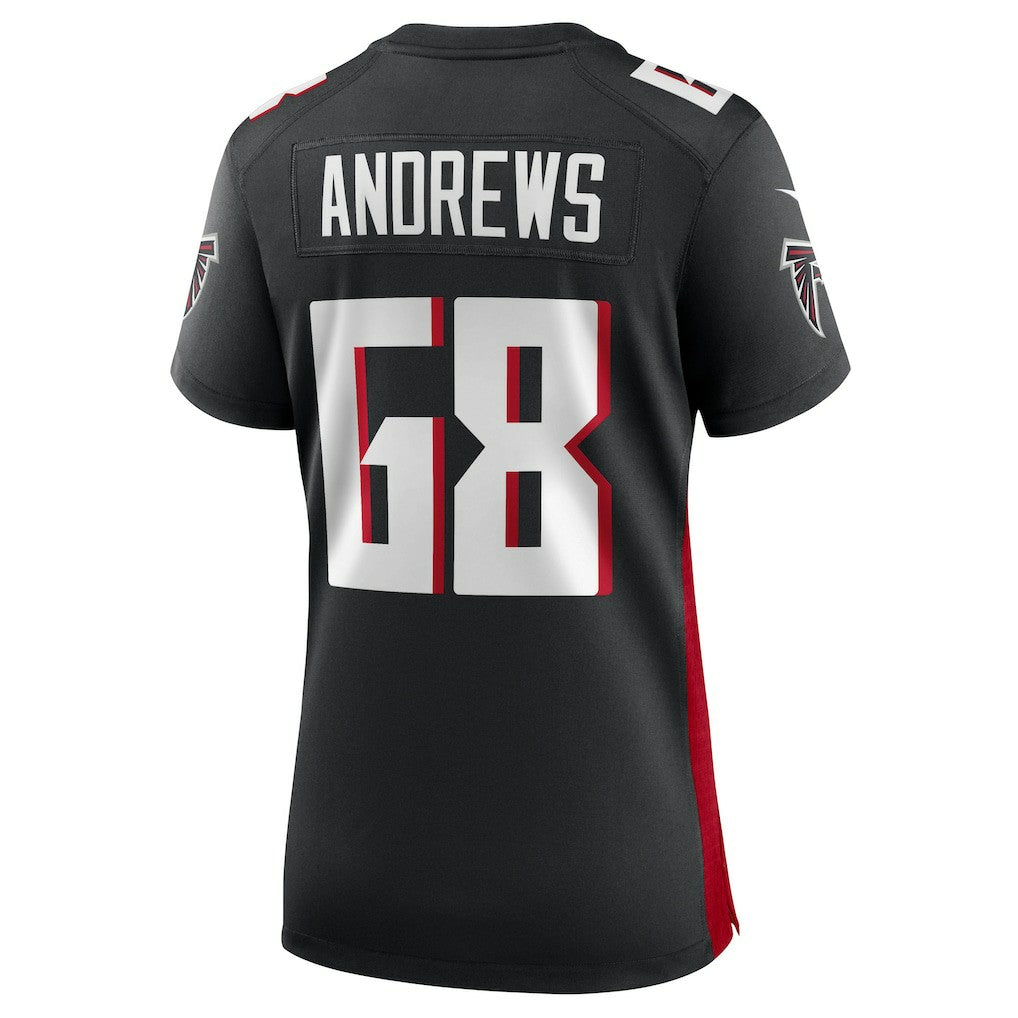 NFL Atlanta Falcons Josh Andrews  Women's Game Player Jersey
