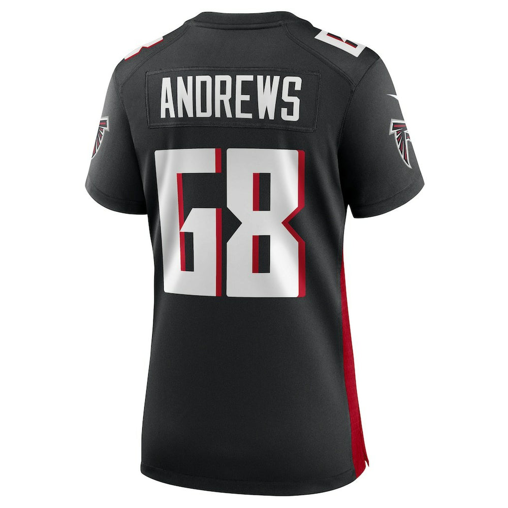 NFL Atlanta Falcons Josh Andrews  Women's Game Player Jersey
