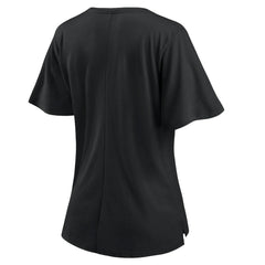 NFL New Orleans Saints Women's Southpaw Flutter V-Neck T-Shirt