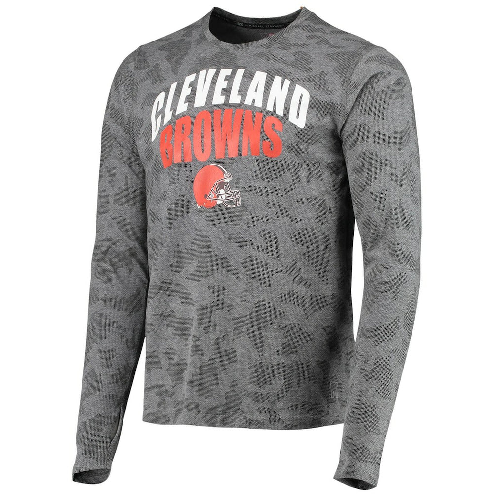 NFL Cleveland Browns MSX by Michael Strahan Camo Performance Long Sleeve T-Shirt