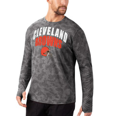 NFL Cleveland Browns MSX by Michael Strahan Camo Performance Long Sleeve T-Shirt