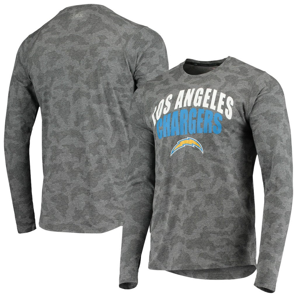 NFL Los Angeles Chargers MSX by Michael Strahan Camo Performance Long Sleeve T-Shirt