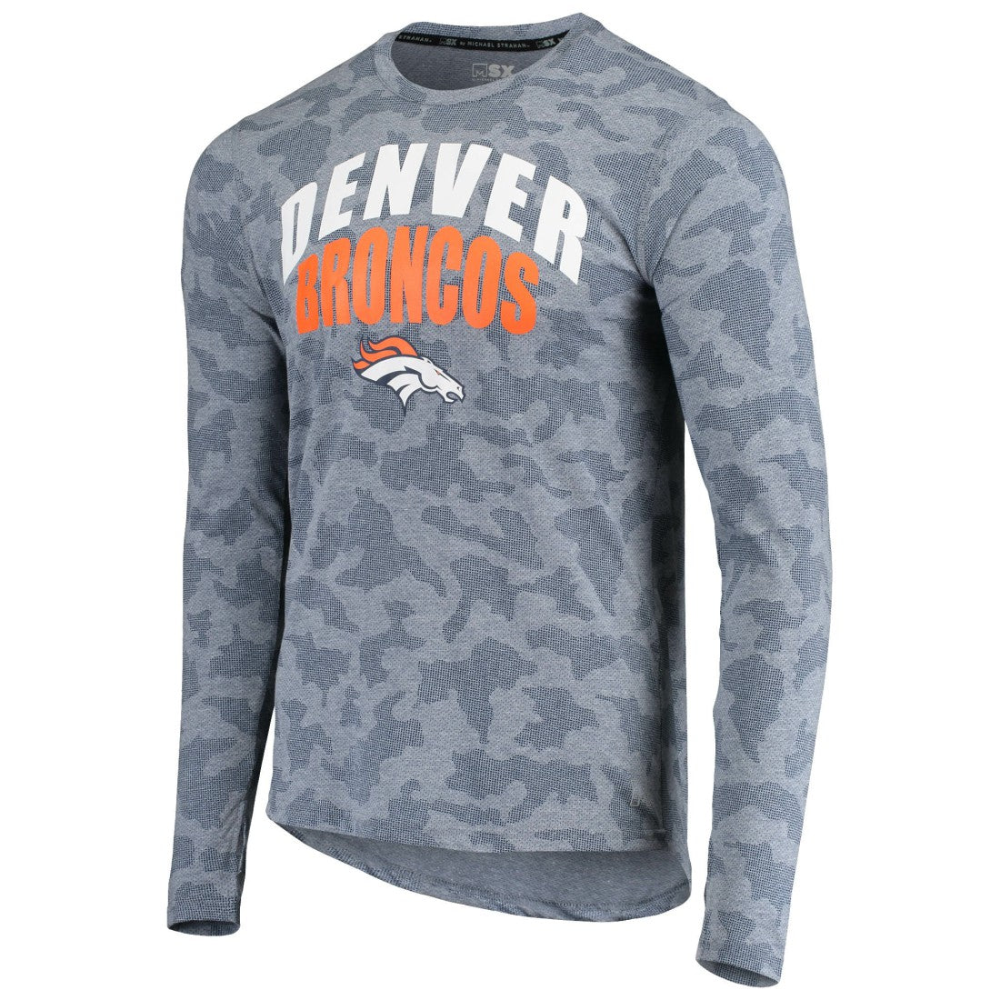 NFL Denver Broncos MSX by Michael Strahan Camo Performance Long Sleeve T-Shirt