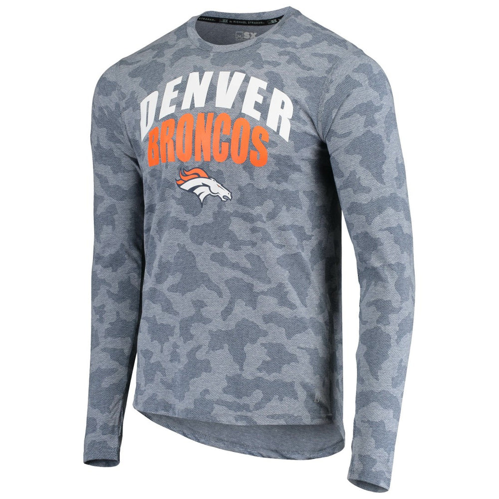 NFL Denver Broncos MSX by Michael Strahan Camo Performance Long Sleeve T-Shirt