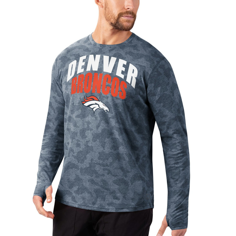 NFL Denver Broncos MSX by Michael Strahan Camo Performance Long Sleeve T-Shirt