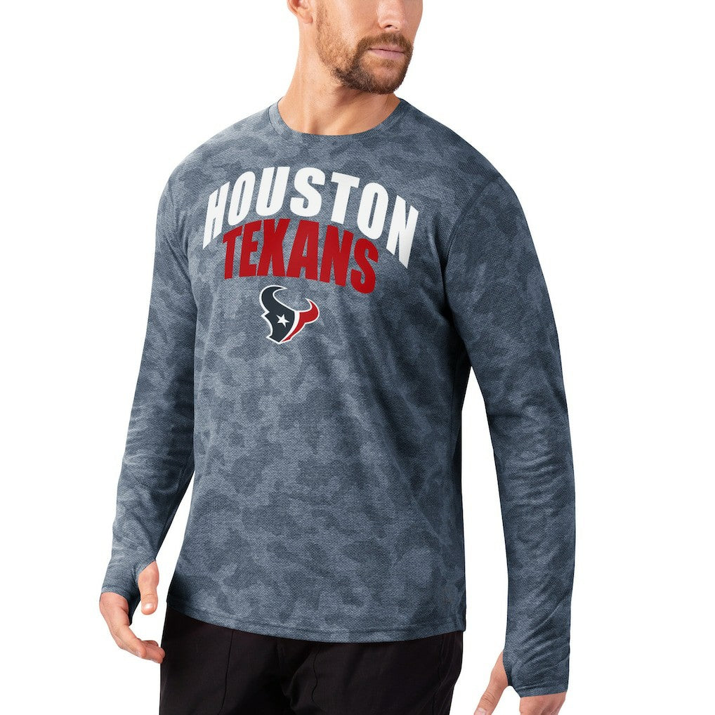 NFL Houston Texans MSX by Michael Strahan Camo Performance Long Sleeve T-Shirt