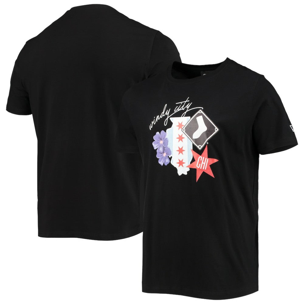 Chicago White Sox City Cluster T-Shirt - Black | New Era