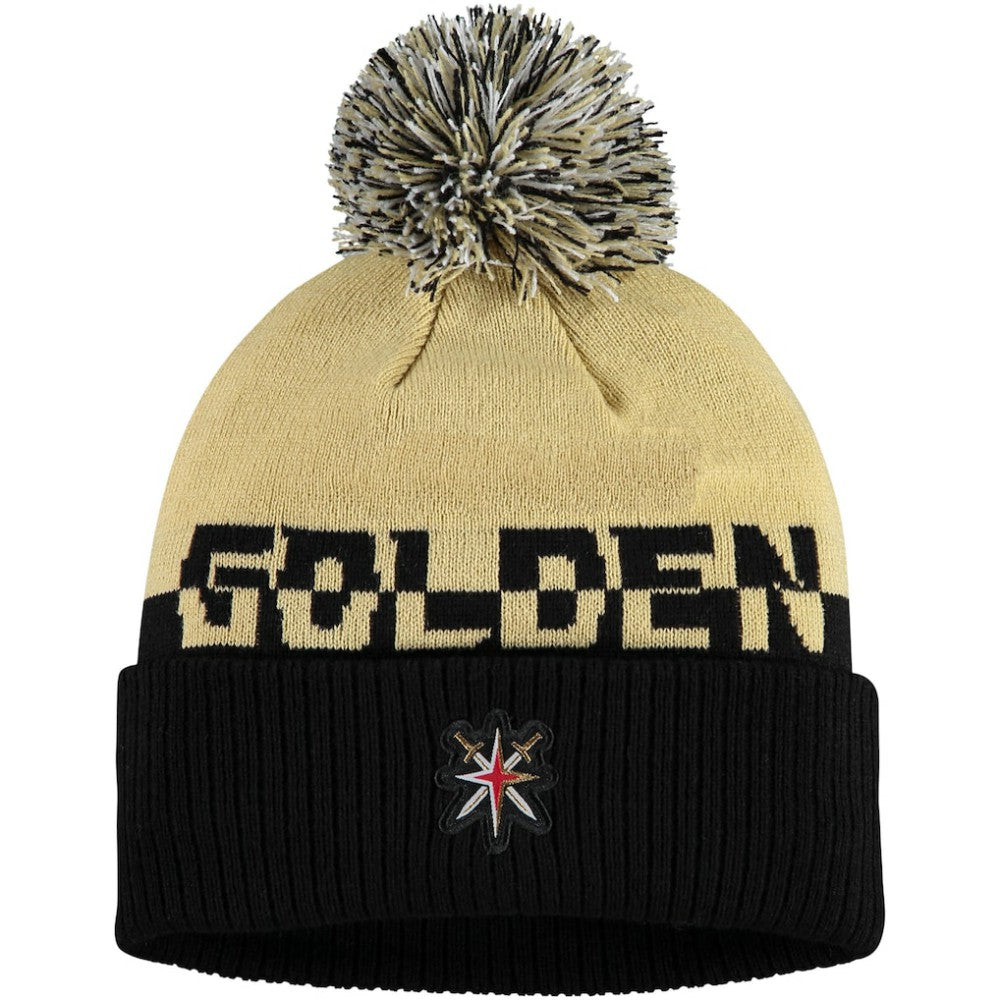 Vegas Golden Knights adidas COLD.RDY Cuffed Knit Hat with Pom