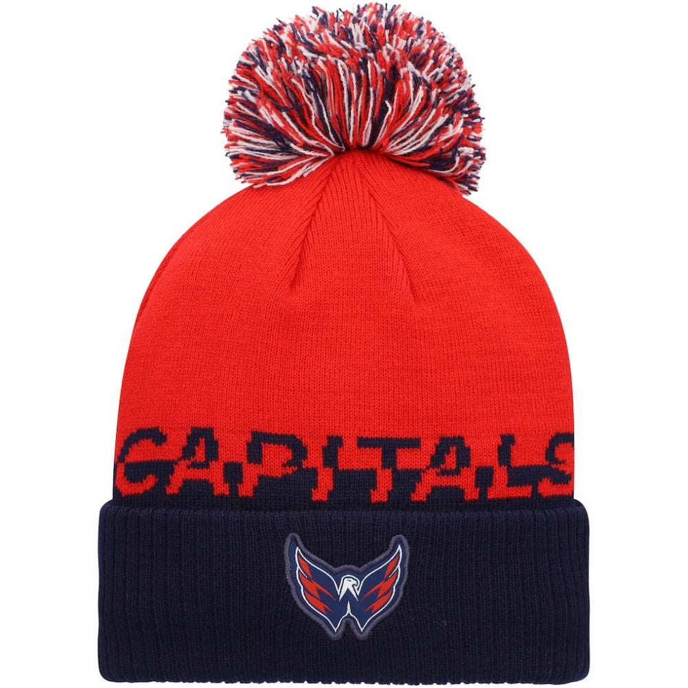Washington Capitals adidas COLD.RDY Cuffed Knit Hat with Pom