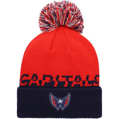 Washington Capitals adidas COLD.RDY Cuffed Knit Hat with Pom