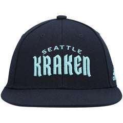 Seattle Kraken adidas Team Snapback Hat