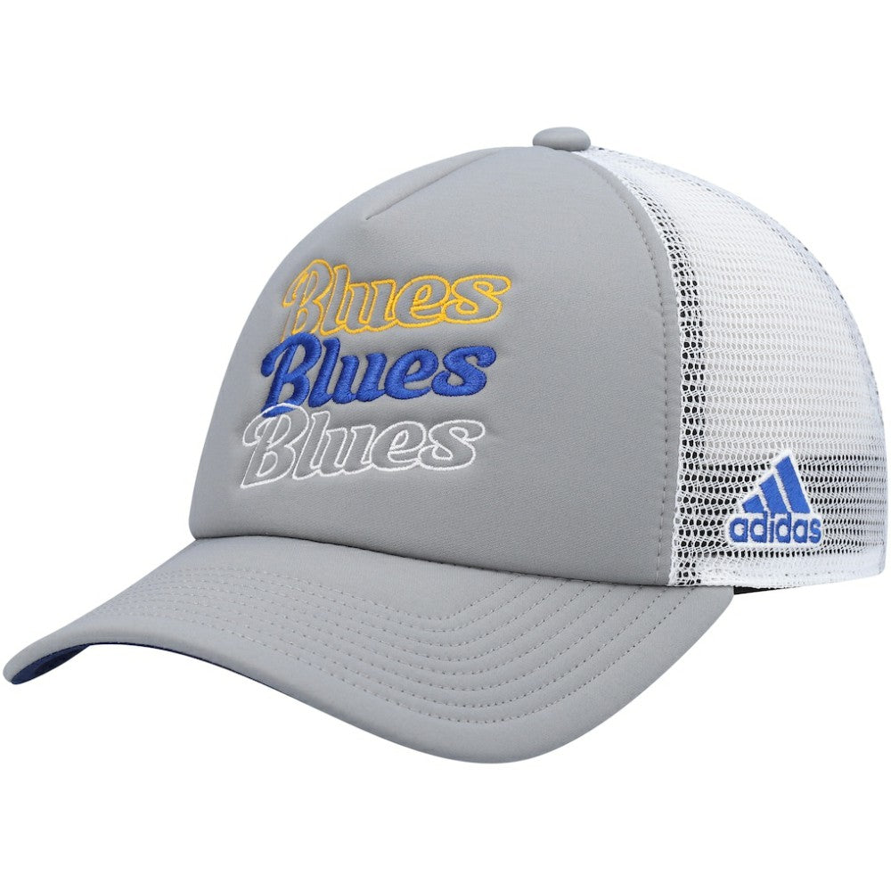 St. Louis Blues adidas Women's Foam Trucker Snapback Hat