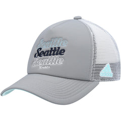 Seattle Kraken adidas Women's Foam Trucker Snapback Hat