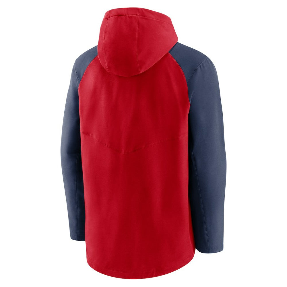 Boston Red Sox Authentic Collection Performance Raglan Full-Zip Hoodie - Red/Navy | Nike
