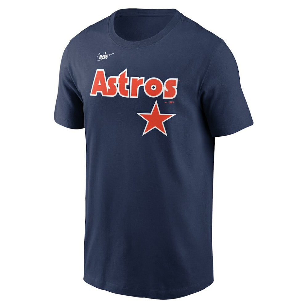 Houston Astros Cooperstown Collection Wordmark T-Shirt - Navy | Nike