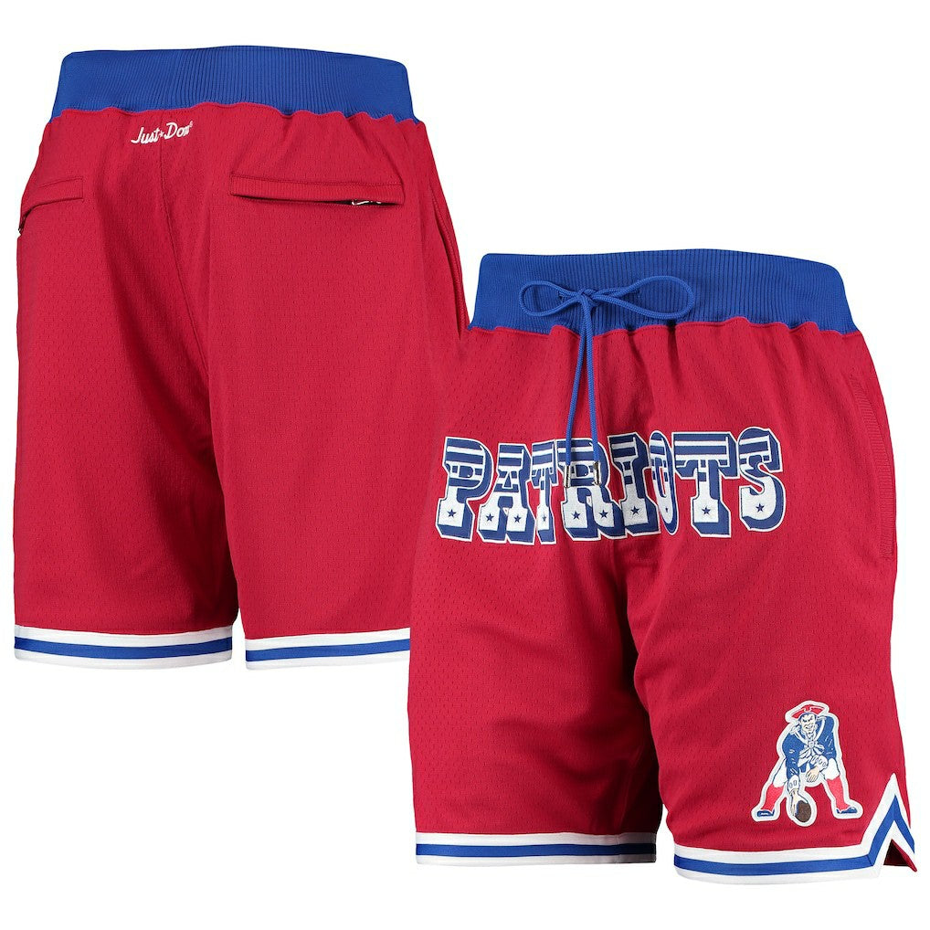 NFL New England Patriots Just Don Gold Rush Shorts