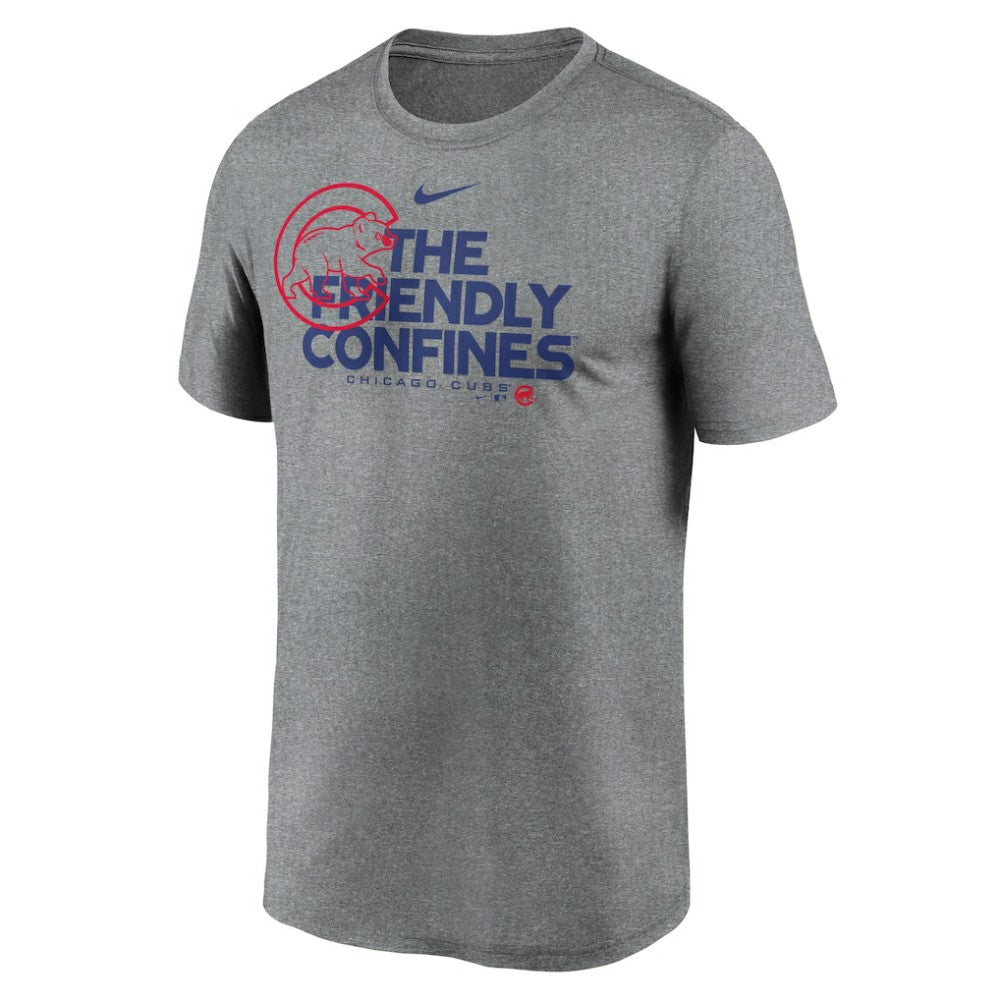 Chicago Cubs Local Rep Legend Performance T-Shirt - Heathered Charcoal | Nike