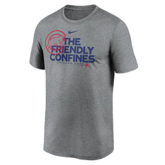 Chicago Cubs Local Rep Legend Performance T-Shirt - Heathered Charcoal | Nike