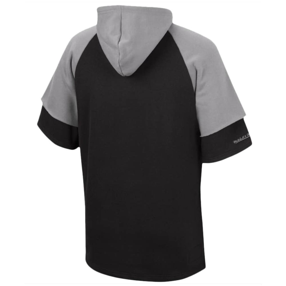 NFL Las Vegas Raiders Home Advantage Raglan Short Sleeve Pullover Hoodie