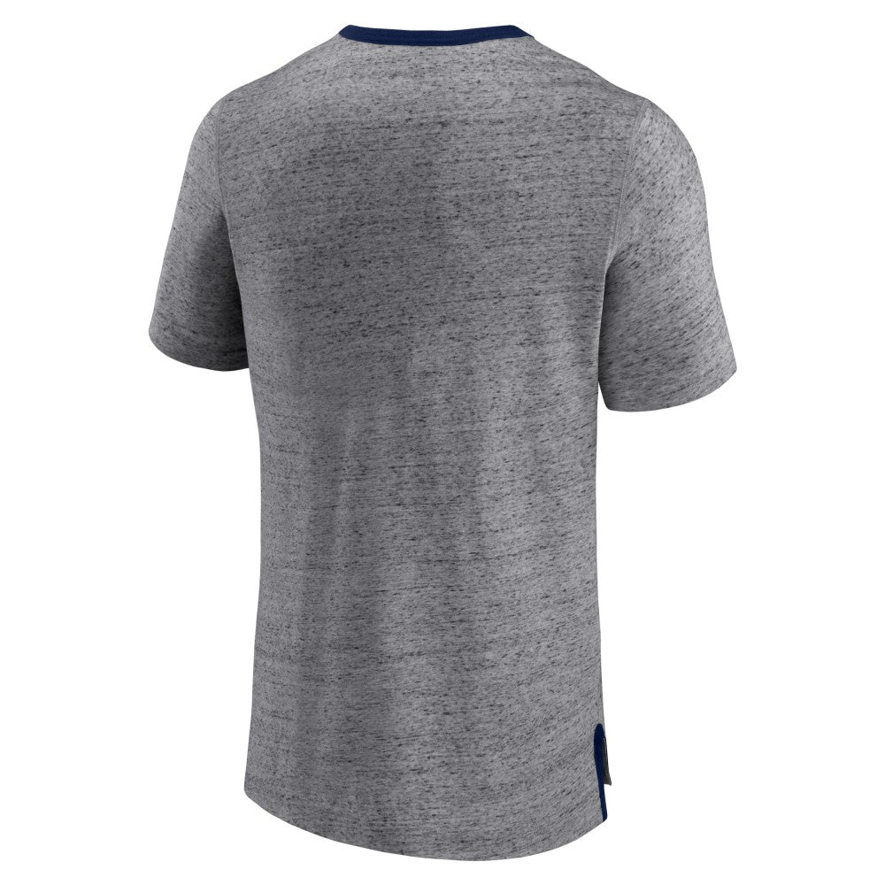Minnesota Twins Iconic Team Element Speckled Ringer T-Shirt - Heathered Gray