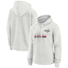 Washington Capitals Fanatics Women's True Classics Legacy Quarter-Zip Hoodie