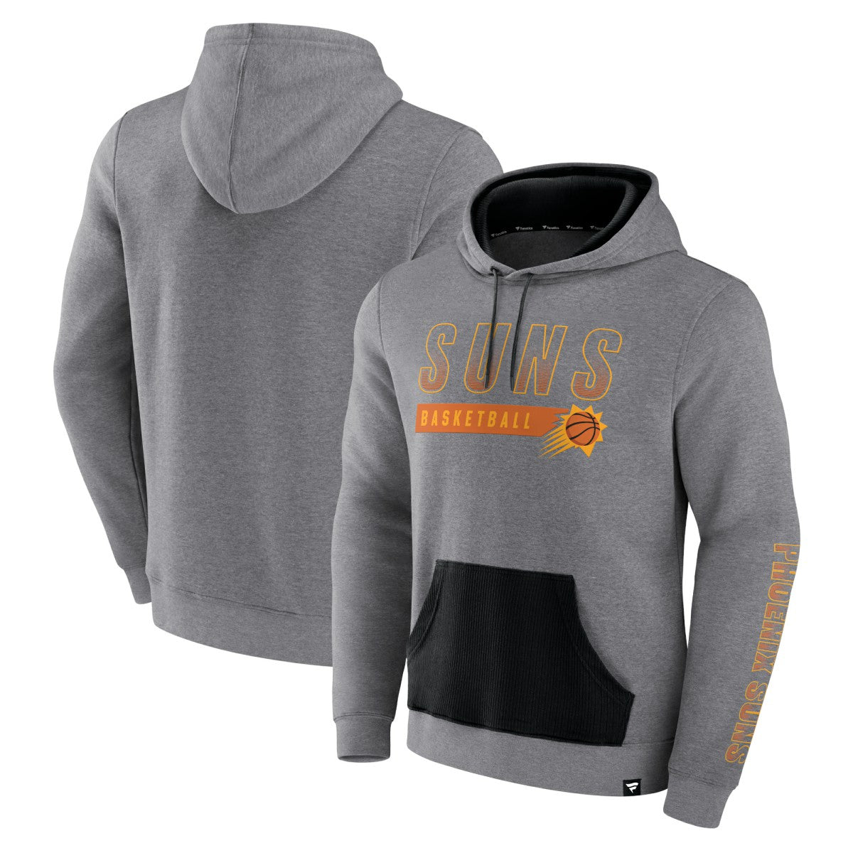 Phoenix Suns Off The Bench Color Block Pullover Hoodie - Heathered Gray | Fanatics cheap