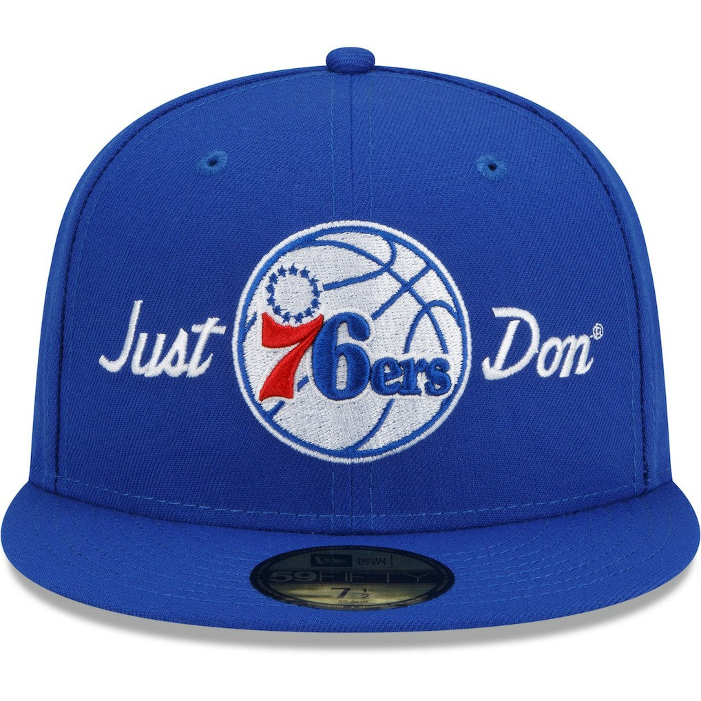 Philadelphia 76ers x Just Don 59FIFTY Fitted Hat - Royal | New Era shop